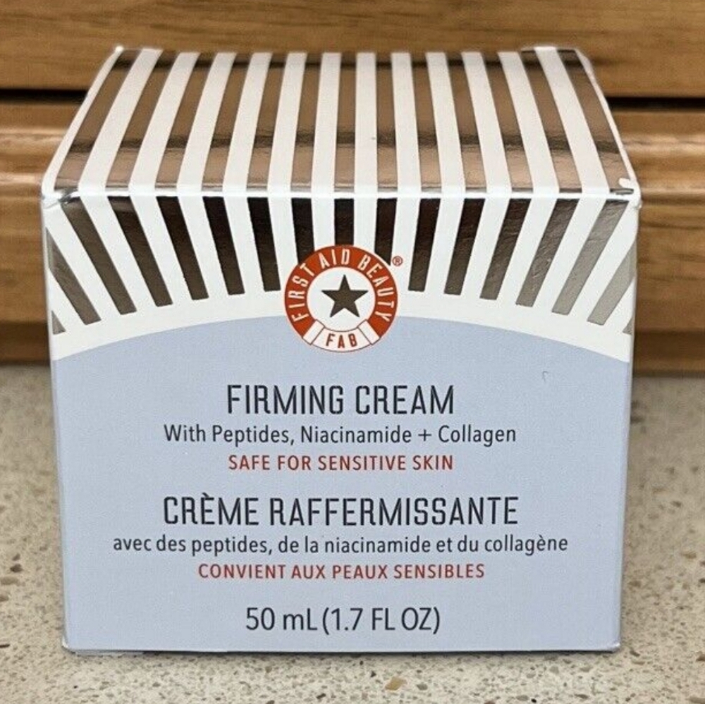 Brand New First Aid Beauty 50 ml Firming Cream with Peptides, Niacinimide